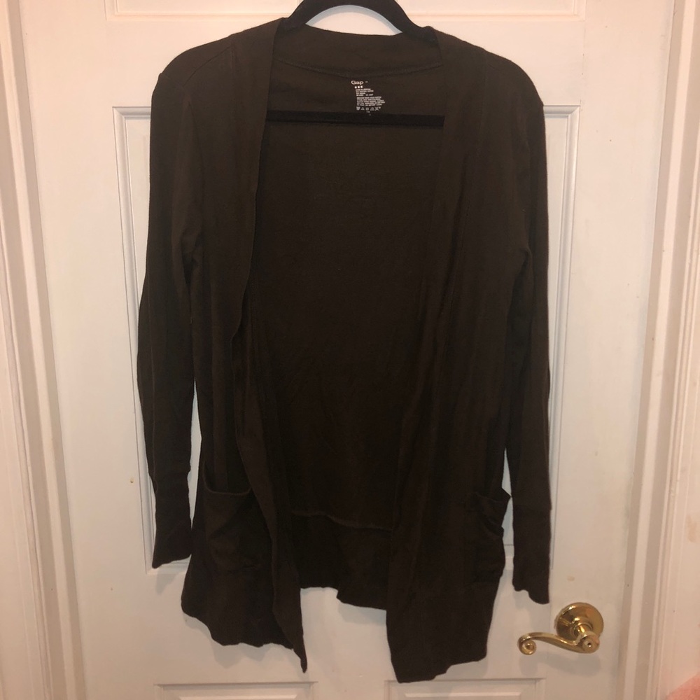 GAP brown cardigan
